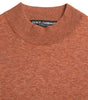 Dolce &amp; Gabbana Silk-Cashmere Orange Crew Neck Sweater