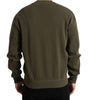 Dolce &amp; Gabbana Elegant Green Crew Neck Cotton Sweater