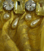 Dolce & Gabbana Yellow lace crystal mini dress