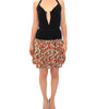 Dolce & Gabbana Multicolor floral bubble halterneck dress