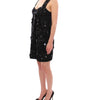 Dolce & Gabbana Black floral crystal embedded dress