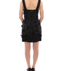 Dolce & Gabbana Black floral crystal embedded dress