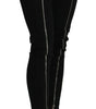 Dolce &amp; Gabbana Chic Black Low Waist Slim Fit Skinny Jeans