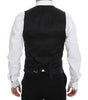 Dolce & Gabbana Blue Wool Formal Dress Vest Gilet