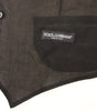Dolce & Gabbana Black Wool Formal Dress Vest Gilet Jacket