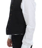 Dolce & Gabbana Black Cotton Blend Dress Vest Gilet