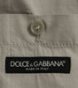 Dolce & Gabbana Beige Silk Blend Dress Formal Vest Gilet