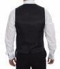 Dolce & Gabbana Gray Slim Fit Button Front Dress Formal Vest