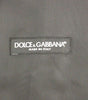 Dolce & Gabbana Gray Slim Fit Button Front Dress Formal Vest