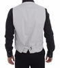 Dolce & Gabbana Beige Cotton Silk Blend Dress Vest Blazer