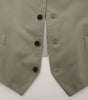 Dolce & Gabbana Beige Cotton Silk Blend Dress Vest Blazer
