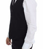 Dolce & Gabbana Black Cotton Dress Vest Blazer Jacket