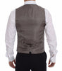 Dolce & Gabbana Beige Cotton Dress Vest Blazer Jacket