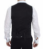Dolce & Gabbana Gray Wool Stretch Dress Vest Blazer