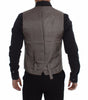 Dolce & Gabbana Beige Cotton Stretch Dress Vest Blazer
