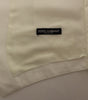 Dolce & Gabbana White Cotton Silk Blend Dress Vest Blazer