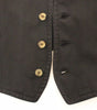 Dolce & Gabbana Black Cotton Viscose Dress Vest Blazer
