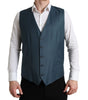 Dolce & Gabbana Elegant Green Martini Two-Piece Wool Suit