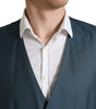 Dolce & Gabbana Elegant Green Martini Two-Piece Wool Suit