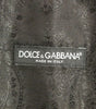 Dolce & Gabbana Black Striped Wool Logo Vest Gilet Weste