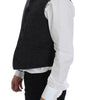 Dolce & Gabbana Gray Wool Blend Vest Gilet Weste