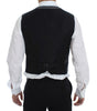Dolce & Gabbana Gray Cotton Blend Logo Vest Gilet Weste