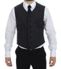 Dolce & Gabbana Gray Wool Blend Logo Vest Gilet Weste