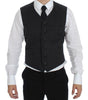 Dolce & Gabbana Gray Wool Blend Vest Gilet Weste