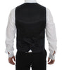 Dolce & Gabbana Gray Wool Silk Dress Vest Gilet Weste