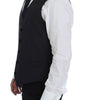Dolce & Gabbana Gray Wool Formal Dress Vest Gilet Weste