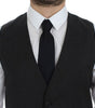Dolce & Gabbana Gray Wool Formal Dress Vest Gilet Weste