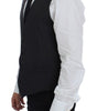 Dolce & Gabbana Gray Wool Formal Dress Vest Gilet Weste