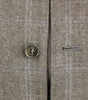 Dolce & Gabbana Brown Check Wool Single Breasted Vest
