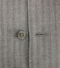 Dolce & Gabbana Gray Striped Wool Single Breasted Vest