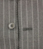 Dolce & Gabbana Gray Striped Wool Logo Vest Gilet Weste