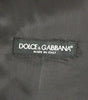 Dolce & Gabbana Gray Striped Wool Logo Vest Gilet Weste
