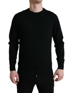 Dolce &amp; Gabbana Stunning Black Wool Sweater