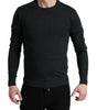 Dolce &amp; Gabbana Elegant Gray Wool Pullover Sweater