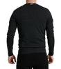 Dolce &amp; Gabbana Elegant Gray Wool Pullover Sweater