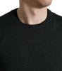 Dolce &amp; Gabbana Elegant Gray Wool Pullover Sweater