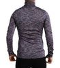 Dolce &amp; Gabbana Elegant Turtleneck Pullover Sweater in Blue Purple