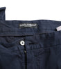 Dolce & Gabbana Dark Blue Cotton Stretch Slim Fit Dress Pants