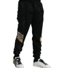 Dolce & Gabbana Black Cotton Slim Stretch Jogger Pants