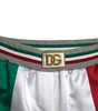 Dolce & Gabbana Multicolor Italian Patch Slim Jogger Pants