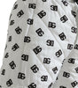 Dolce & Gabbana White Logo DG Print Men Jogger Sweatpants Pants