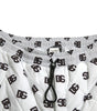 Dolce & Gabbana White Logo DG Print Men Jogger Sweatpants Pants