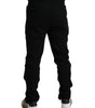Dolce & Gabbana Black Cotton Blend Jogger Sweatpants Pants