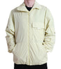 Dolce & Gabbana Yellow Nylon Collared Full Zip Parka Jacket