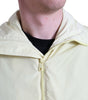 Dolce & Gabbana Yellow Nylon Collared Full Zip Parka Jacket