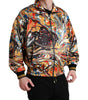 Dolce & Gabbana Multicolor Abstract Polyester Bomber Jacket